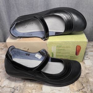 NIB Kirei WIDE Black Leather Combination, Size 42 Wide